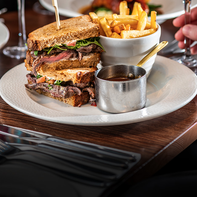 Brunch menu at Ashton