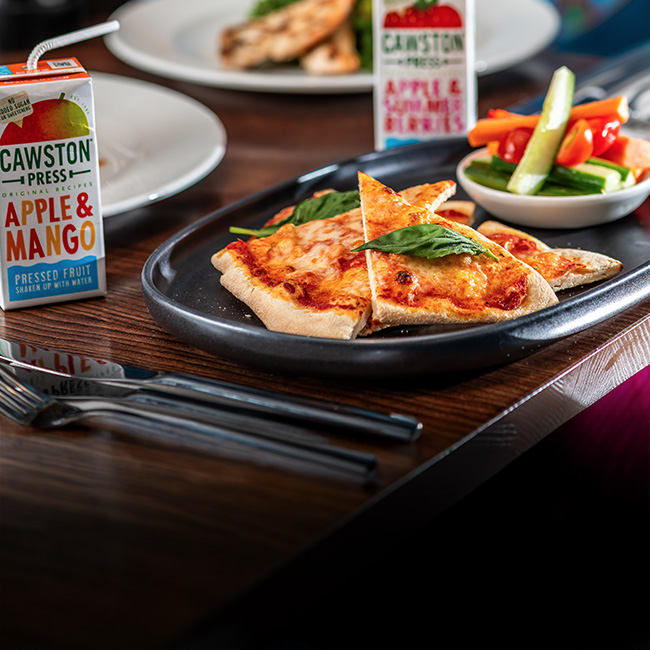 Children's menu at Ashton