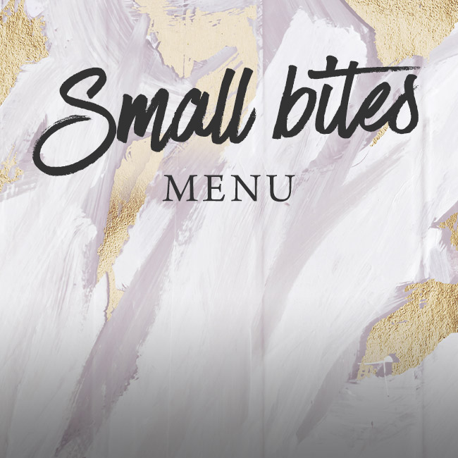 Small Bites menu at Ashton 